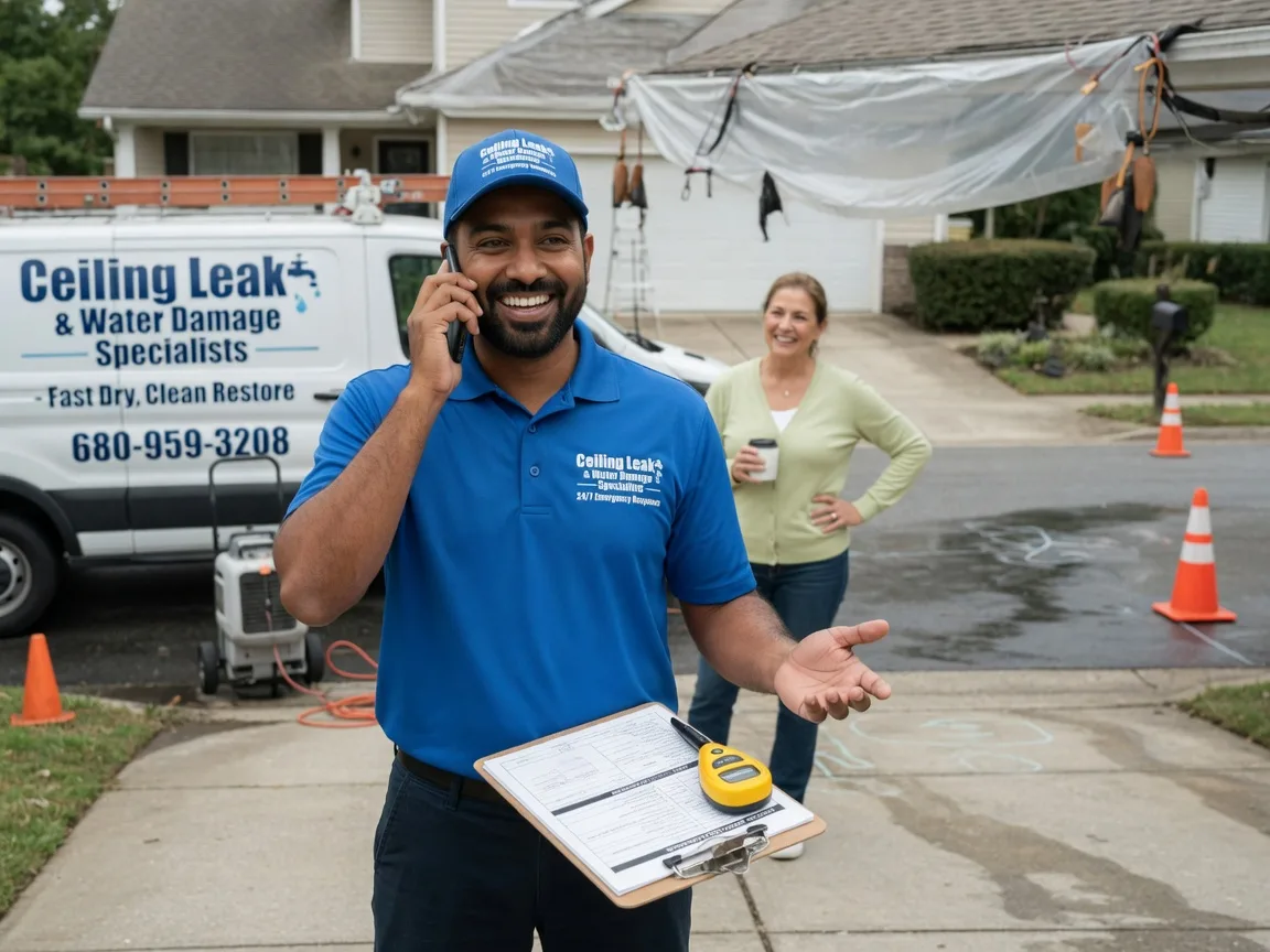 Ceiling Leak Cleanup Briggsdale, CO FAQs